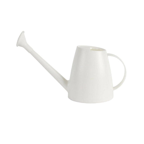 Long Spout Watering Can, 1.8L, with Detachable Sprinkler Head - White