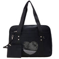 Love Shoulder Bag with Detachable Pouch - Black