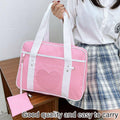 Love Shoulder Bag with Detachable Pouch - Black - view 5