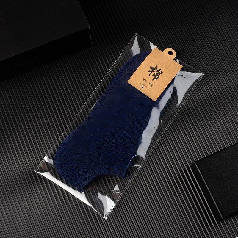 Low Cut Cotton Ankle Socks - Grey (5 Pairs) - view 8