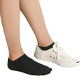 Low Cut Cotton Ankle Socks - White (5 Pairs) - view 3