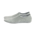 Low Cut No Show Bamboo Socks for Men, Non-Slip Heel Grip - White, 4 Pairs - view 3
