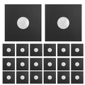 LP Vinyl Record Storage Bags - Black Frosted, 12 in (30.6 cm), Pack of 10 - view 2