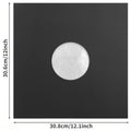 LP Vinyl Record Storage Bags - Black Frosted, 12 in (30.6 cm), Pack of 10 - view 3