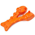 Lumbar Support Pillow with Textured Nodes for Back and Neck - Orange - view 2