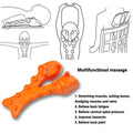 Lumbar Support Pillow with Textured Nodes for Back and Neck - Orange - view 5