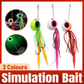 Luminous Fishing Lure with 3D Fisheye, Glow Bait for Night Fishing