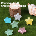 Luminous Five Pointed Star Beads Glow in the Dark DIY Decor - Pack of 100 - view 4