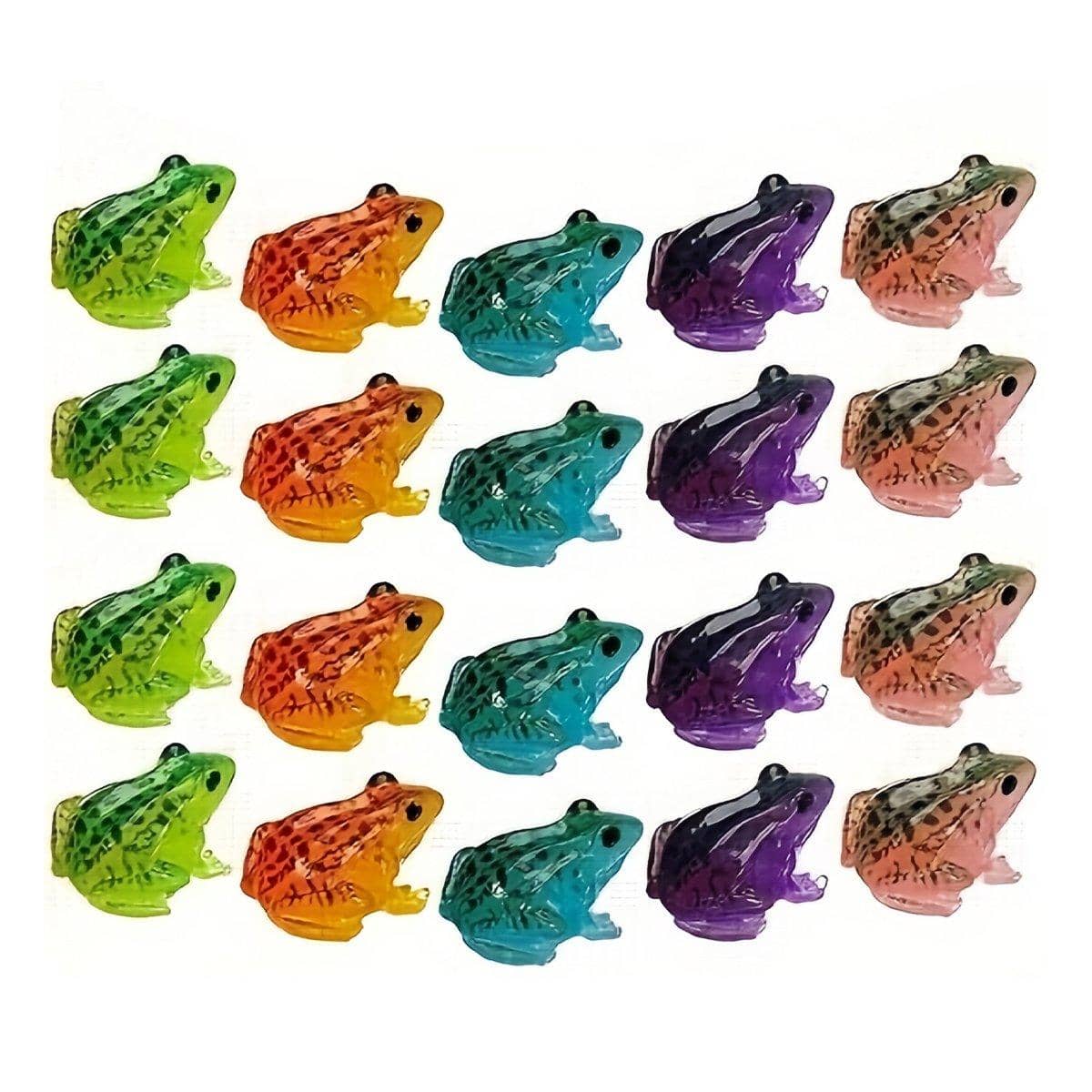 Luminous Frog Aquarium Decorations for Fish Tanks, Pack of 20 - view 2