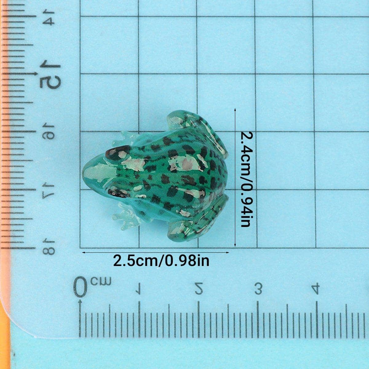 Luminous Frog Aquarium Decorations for Fish Tanks, Pack of 20 - view 3