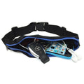 Lycra Waist Running Belt Bum Bag with Zip Pocket - Rose Red - view 5