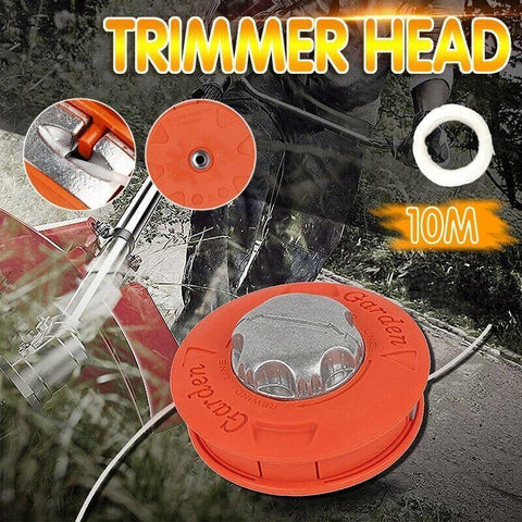 M10 Left-Hand Thread Bump Feed Trimmer Head for Whipper Snippers and Brush Cutters