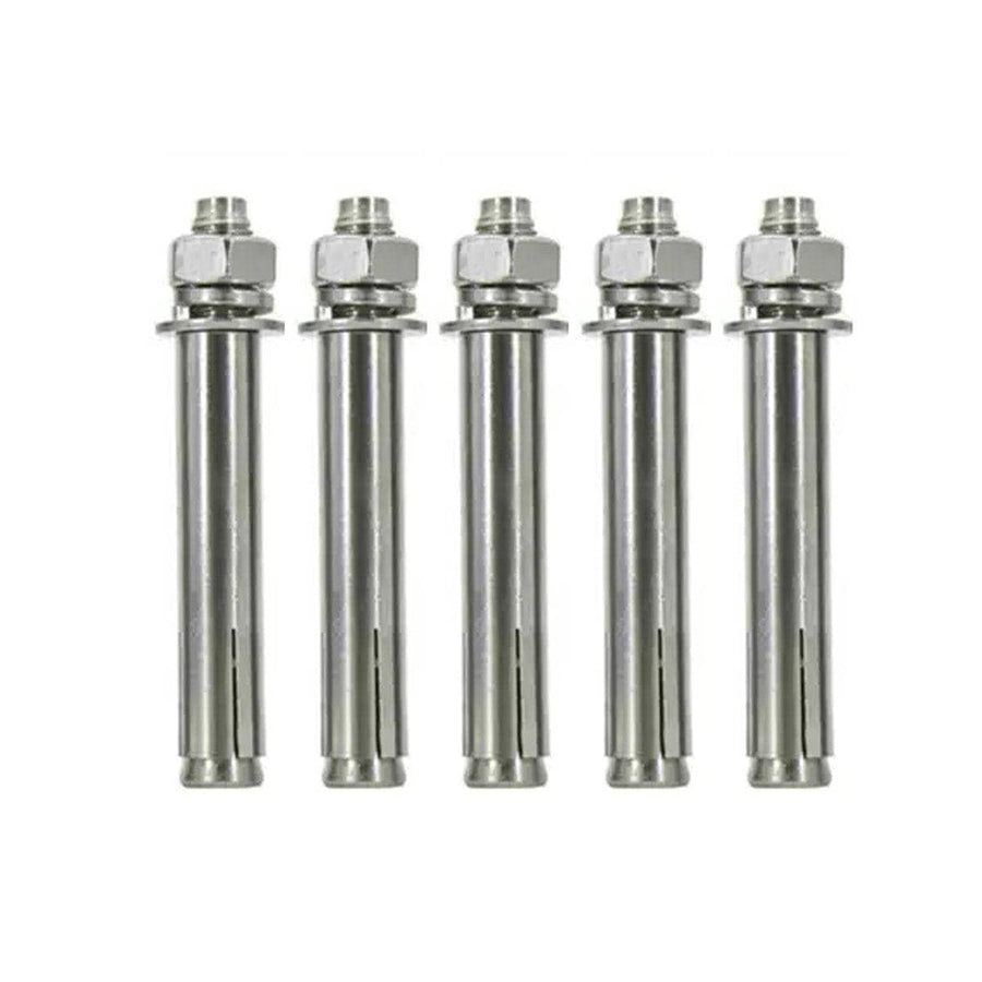 M12 Stainless Steel Expansion Anchor Bolts, Pack of 5 - 110 mm Long