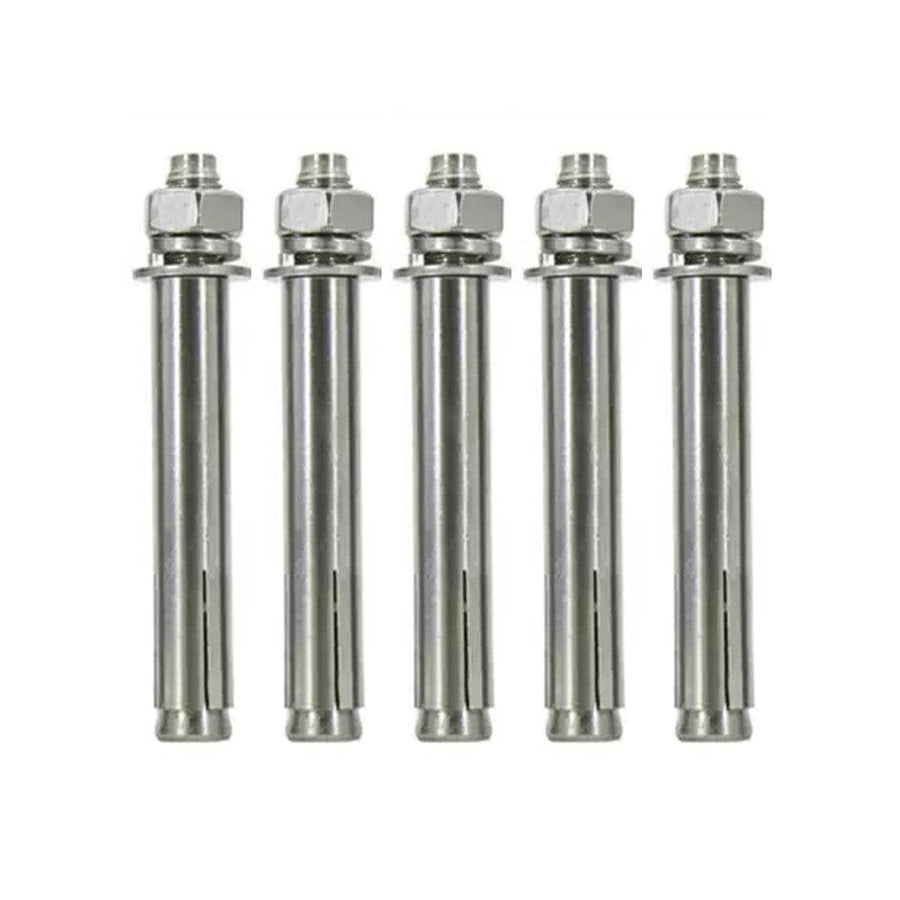 M12 Stainless Steel Expansion Anchor Bolts, Pack of 5 - 150 mm Long