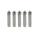M12 Stainless Steel Expansion Anchor Bolts, Pack of 5 - 70 mm Long