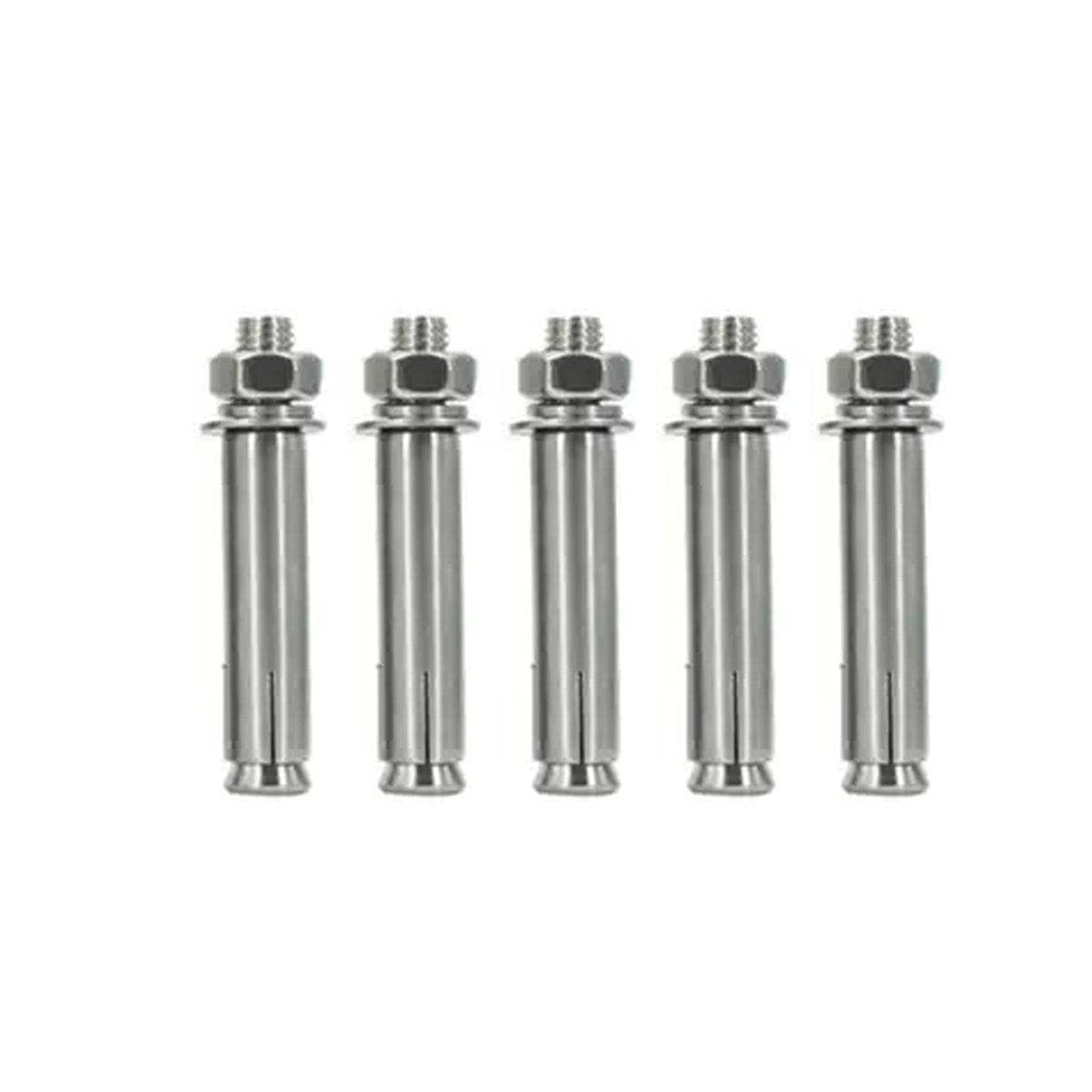 M12 Stainless Steel Expansion Anchor Bolts, Pack of 5 - 70 mm Long