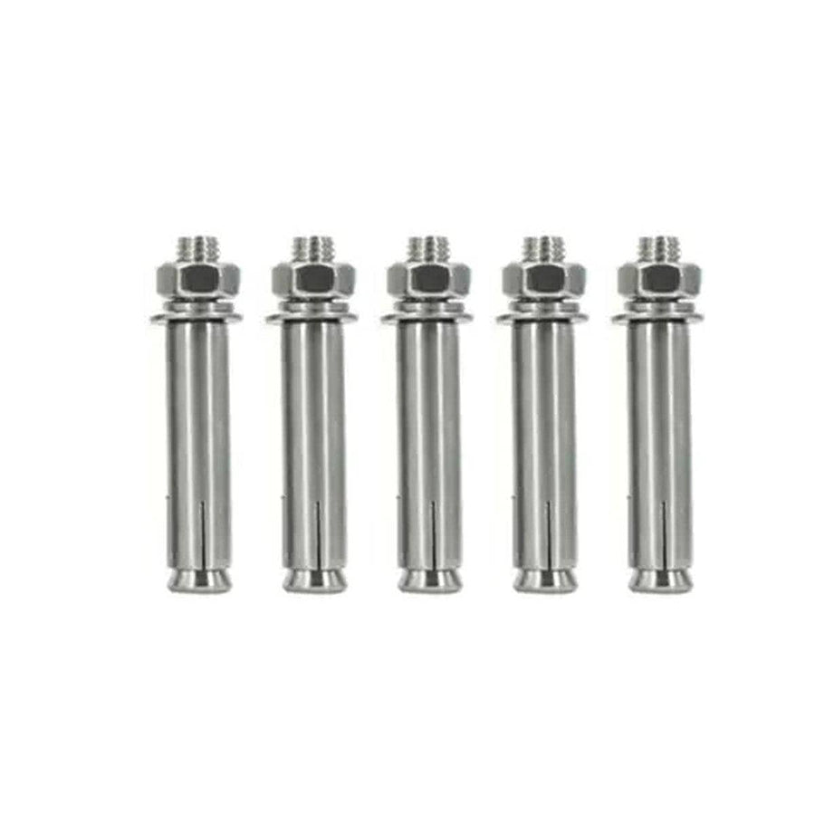 M12 Stainless Steel Expansion Anchor Bolts, Pack of 5 - 70 mm Long