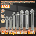 M12 Stainless Steel Expansion Anchor Bolts, Pack of 5 - 70 mm Long - view 2