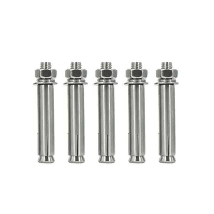 M12 Stainless Steel Expansion Anchor Bolts, Pack of 5 - 80 mm Long