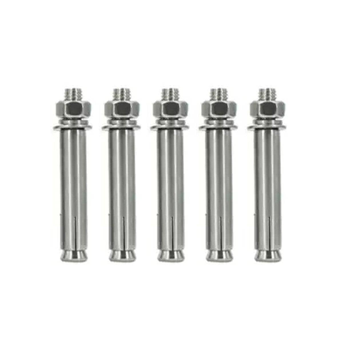 M12 Stainless Steel Expansion Anchor Bolts, Pack of 5 - 90 mm Long