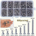 M2 Self Tapping Screw Assortment Kit, 800 Piece - view 5
