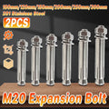 M20 Hexagon Expansion Bolts, 201 Stainless Steel, Pack of 2 - 150 mm Long - view 2