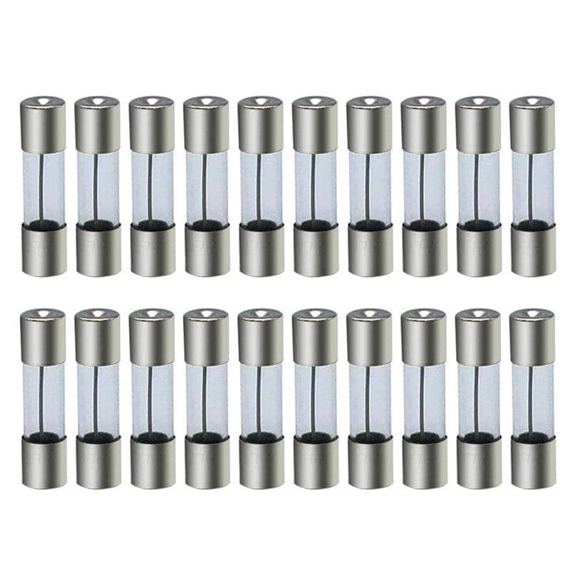 M205 Glass Fuses 5 x 20 mm, 250V - 4A, Pack of 20