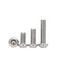M3 M4 M5 304 Stainless Steel Hex Socket Button Head Bolts, Screws and Nuts Kit, Pack of 500 - view 3
