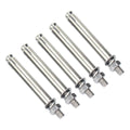 M6 Stainless Steel Hex Head Expansion Anchor Bolts - 80 mm Length, Pack of 5