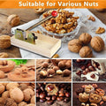 Macadamia Nut Cracker with Wooden Base, Multipurpose Walnut and Pecan Opener - view 5