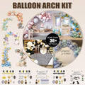 Macaron Balloon Arch Garland Kit - Aqua Blue, Pack of 117 - view 2