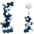 Macaron Balloon Arch Garland Kit - Dark Blue, Pack of 81