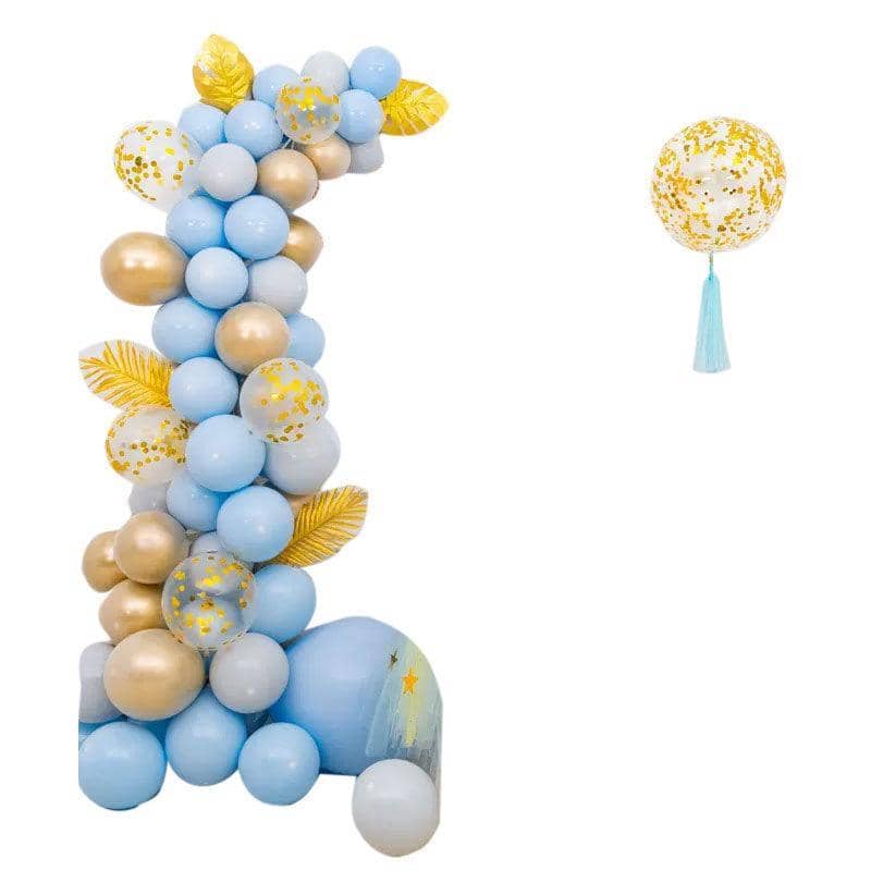 Macaron Balloon Arch Garland Kit - Light Blue, Pack of 98