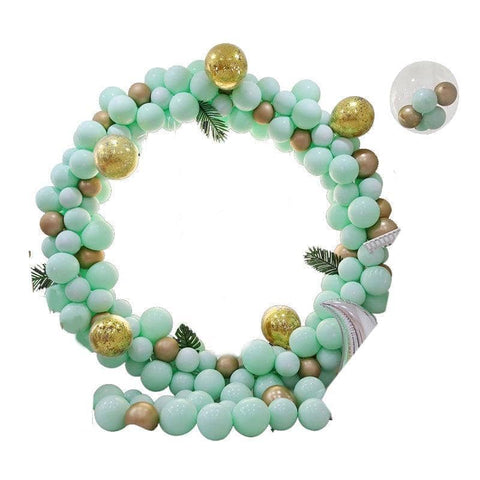 Macaron Balloon Arch Garland Kit - Mint Green, Pack of 117