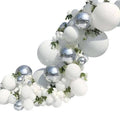 Macaron Balloon Arch Garland Kit - Silver and White, Pack of 127