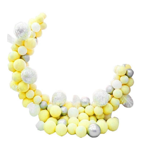 Macaron Balloon Arch Garland Kit - Yellow, Pack of 117