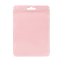 Macaron Zip Lock Bags, Pack of 100 - Pastel Pink, 10.5 x 15 cm
