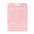 Macaron Zip Lock Bags, Pack of 100 - Pastel Pink, 10 x 13 cm