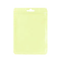 Macaron Zip Lock Bags, Pack of 100 - Pastel Yellow, 13 x 21 cm