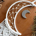 Macrame Moon Dream Catcher Wall Hanging, Beige, 96 cm - view 5