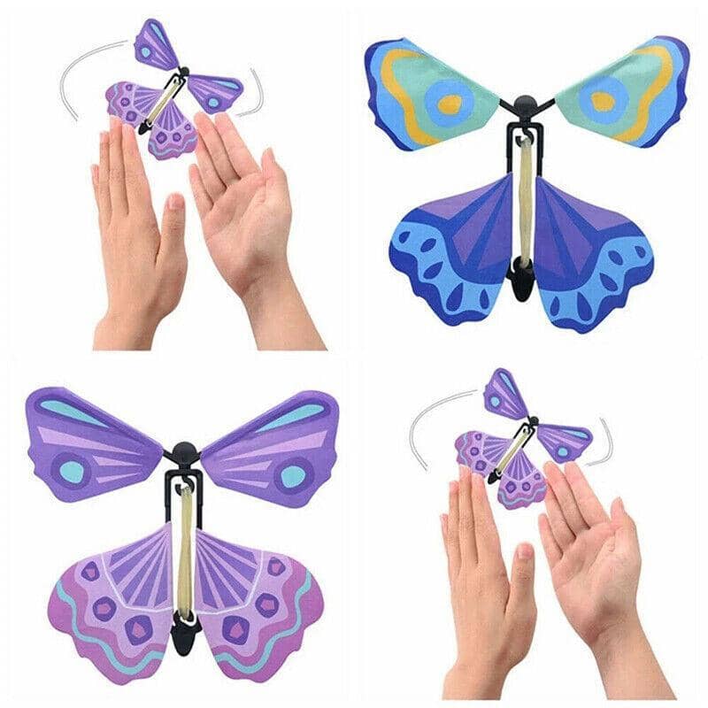 Magic Flying Butterfly Card Insert Toy for Birthday and Anniversary Cards - Pack of 10 - view 3