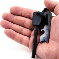 Magnesium Flint Rod Fire Starter with Scraper - Red - view 4