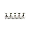 Magnetic Acrylic Nail Art Display Stand with Tip Holders - Silver