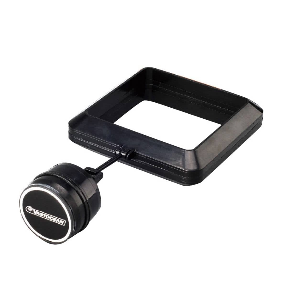 Magnetic Aquarium Feeding Ring Floating Black Square Fish Feeder - view 2