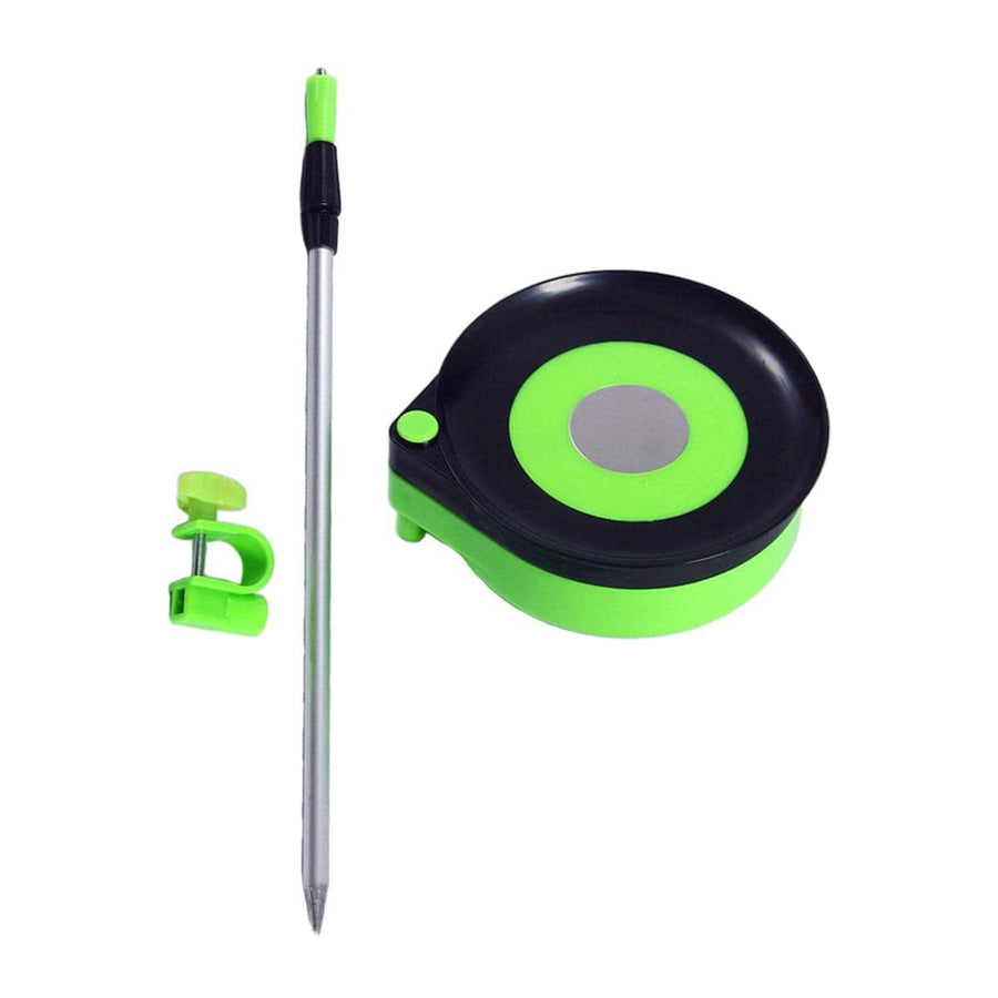 Magnetic Bait Tray with Rotating Lid for Carp Fishing - With Ground Rod and Mounting Clamp