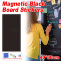 Magnetic Blackboard Sticker, Reusable and Cuttable - Black, 40 x 80 cm