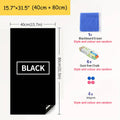 Magnetic Blackboard Sticker, Reusable and Cuttable - Black, 40 x 80 cm - view 3