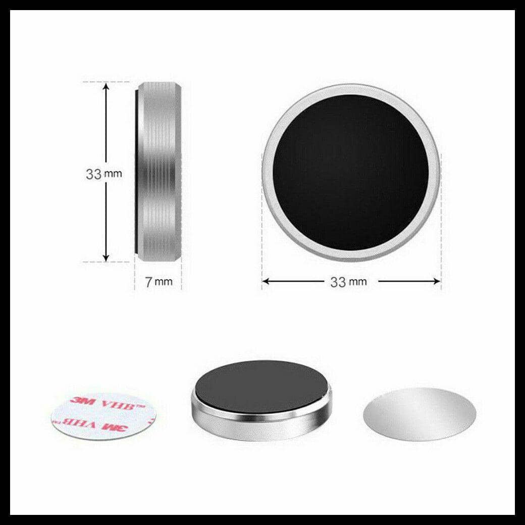 Magnetic Car Phone Holder for Dashboard 2 Pack - Black, 2 Pieces - view 5
