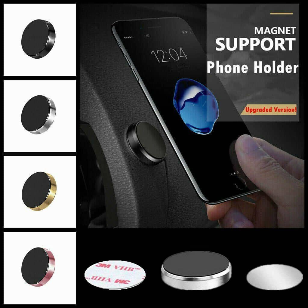 Magnetic Car Phone Holder for Dashboard - Rose Red, 1 Piece - view 2