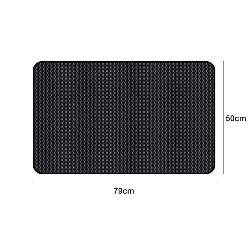 Magnetic Car Side Window Sun Shade Set, 4 Pieces - Black - view 3